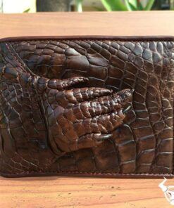 Bóp bàn tay da cá sấu thật giá rẻ VB0206
