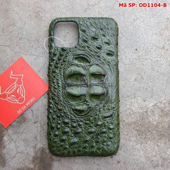 Ốp Lưng Cá Sấu Iphone11 promax Gù Xanh Lá OD1104-B