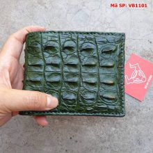 Bóp Ví Da Cá Sấu Xanh Lá VB1101
