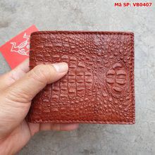 Bóp Ví Da Cá Sấu Nam Nguyên Con VB0407