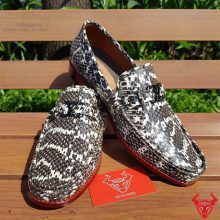 Giày Lười Da Rắn Hổ Mang GDR01