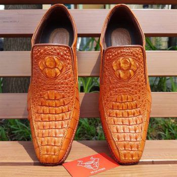 Giày Da Cá Sấu Nam Giá Rẻ GB0604