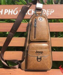 Túi Da Đeo Chéo Trước Ngực Nam Jeep Giá Rẻ JR08