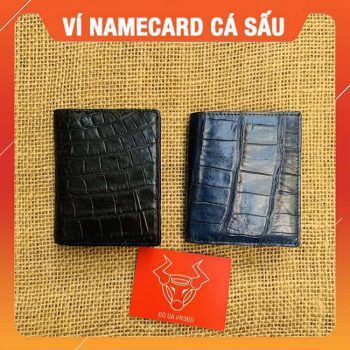 Ví Da Cá Sấu Đựng Namecard Mini VS