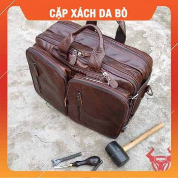 Cặp Xách Da Bò Kết Hợp Balo CD56