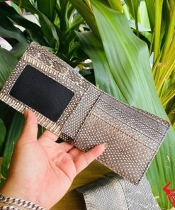Ví da rắn hổ mang cao cấp, phong cách thời trang.