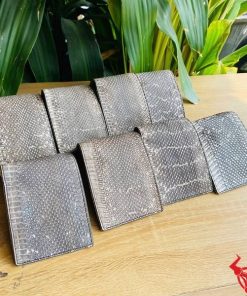 Ví da rắn hổ mang 2 mặt thời trang.