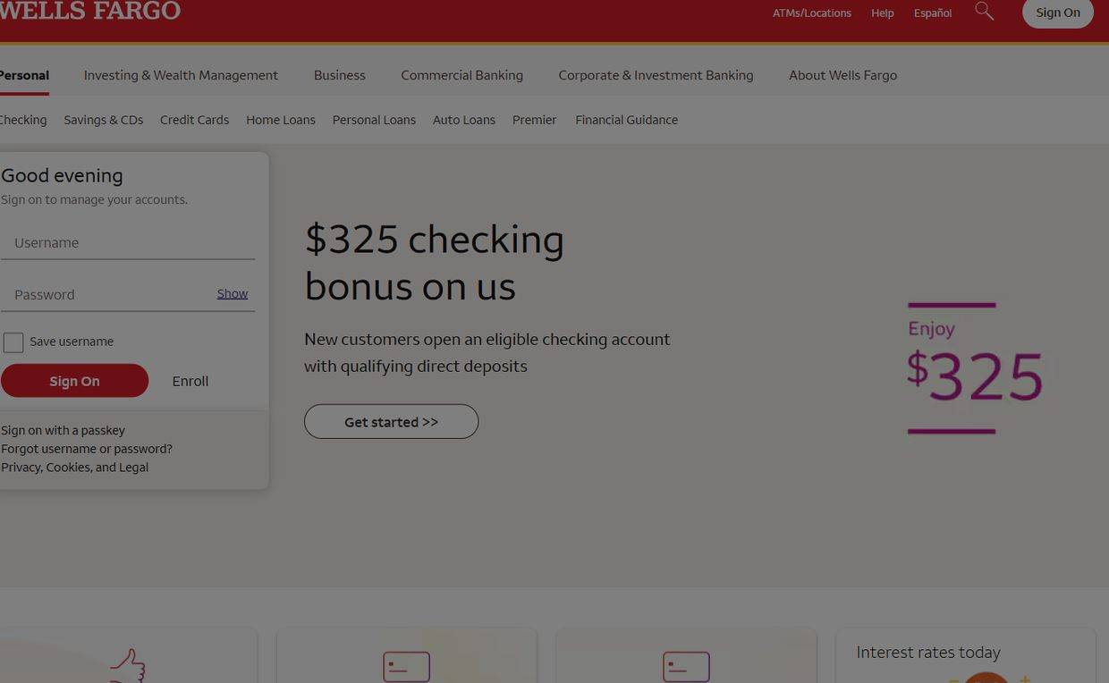 Wells Fargo – wellsfargo.com