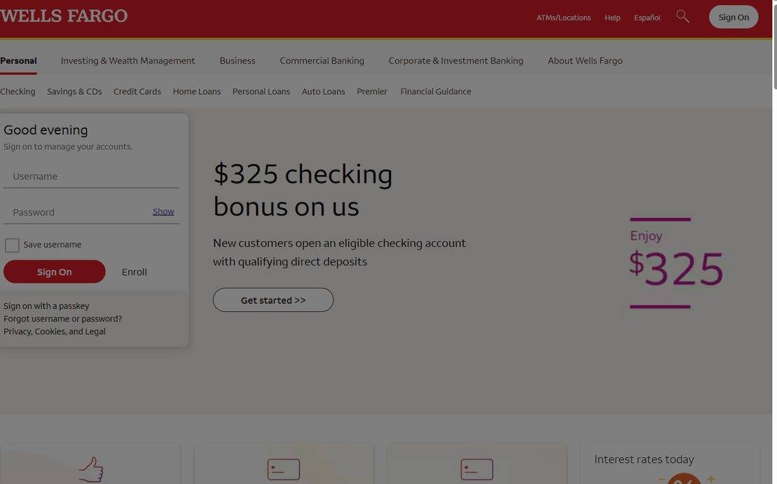 Wells Fargo – wellsfargo.com