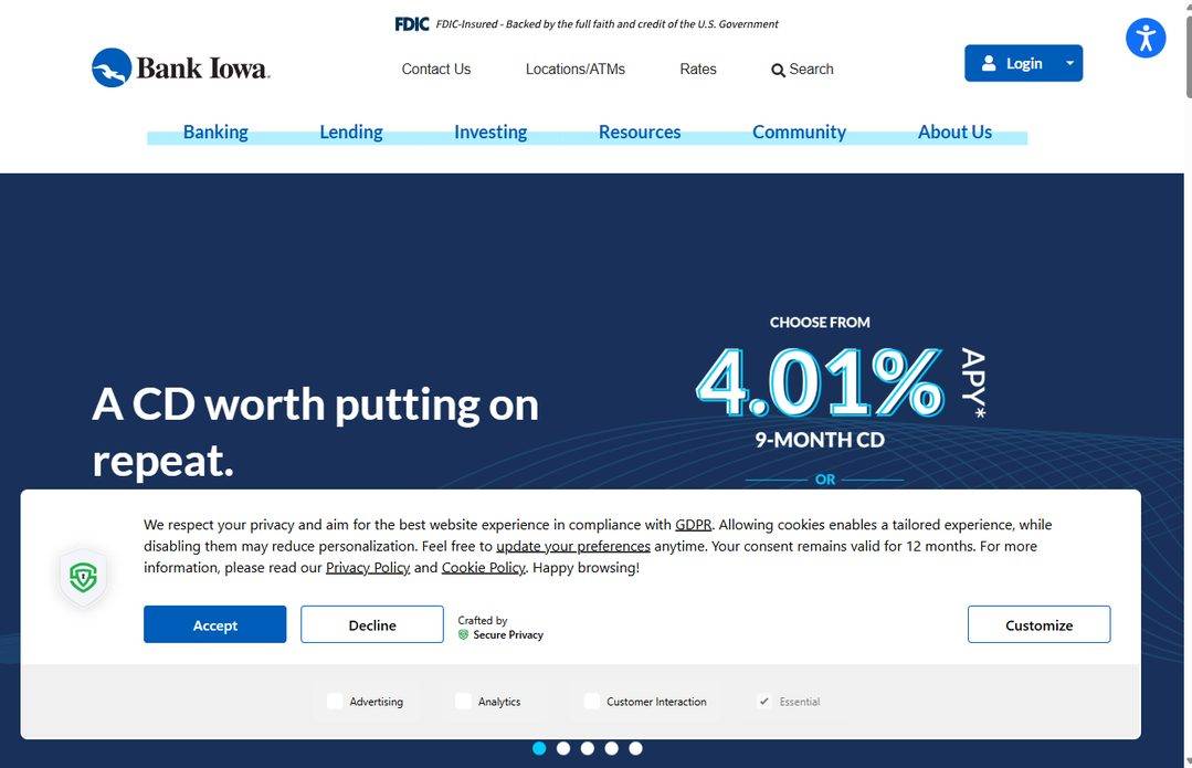 Bank Iowa – bankiowa.bank